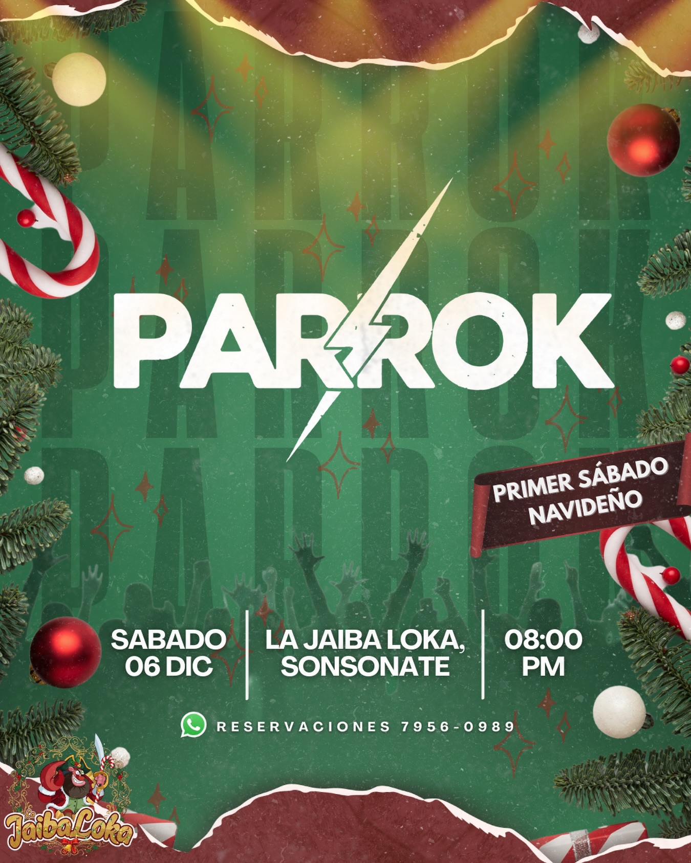  Sábado Navideño con PARROK⚡