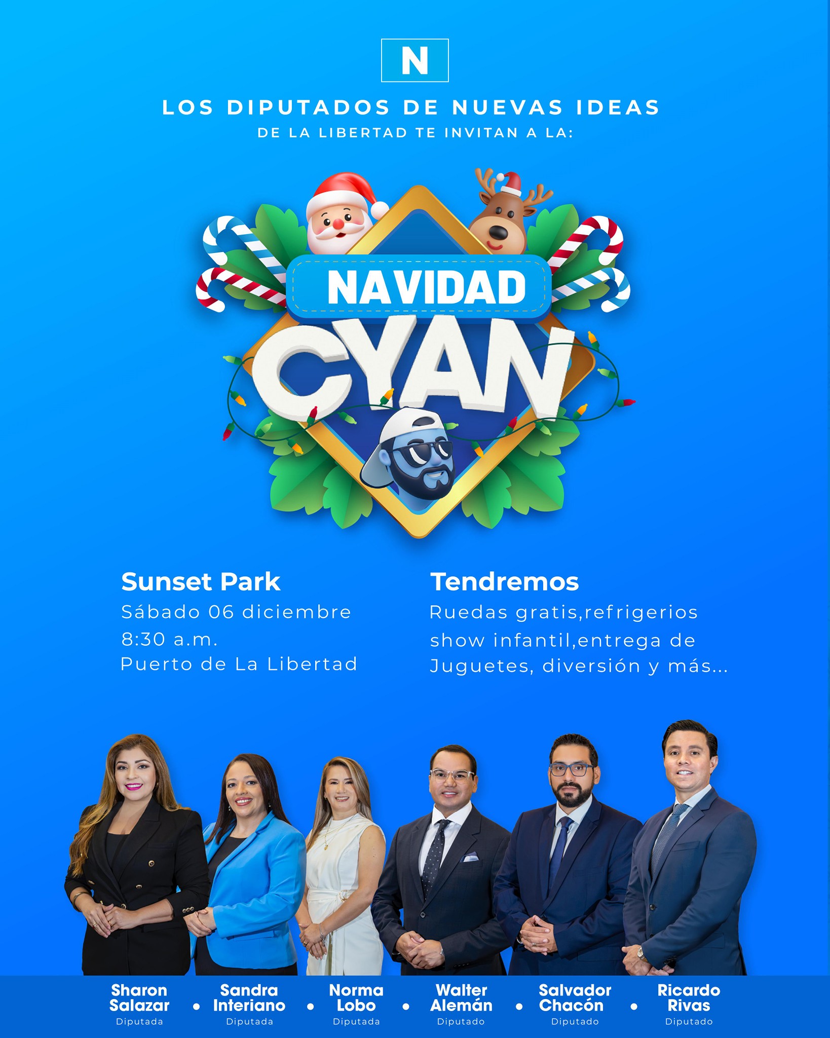 Navidad Cyan 
