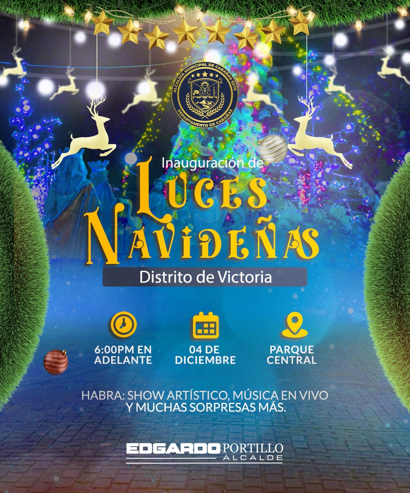 Inauguración de lunes navideñas