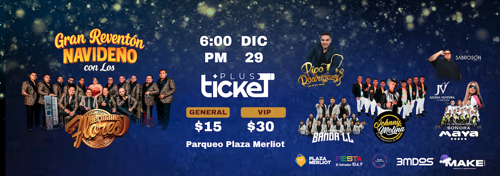 GRAN REVENTON NAVIDEÑO CON LOS HERMANOS FLORES