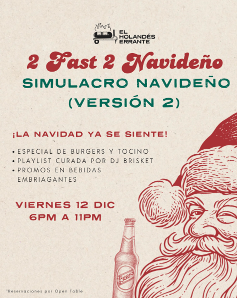 2 Fast 2 Navideño: SIMULACRO NAVIDEÑO