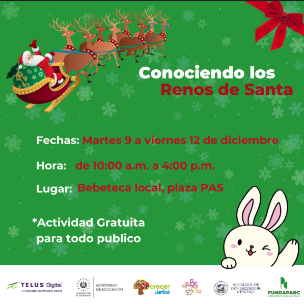  ¡Ven y conoce a los Renos de Santa! 🎅