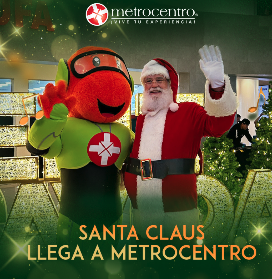 Santa Claus llega a Metrocentro San Miguel