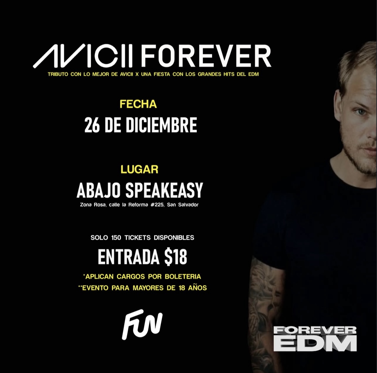 image of  Avicii Forever Segunda Fecha (Tributo) 