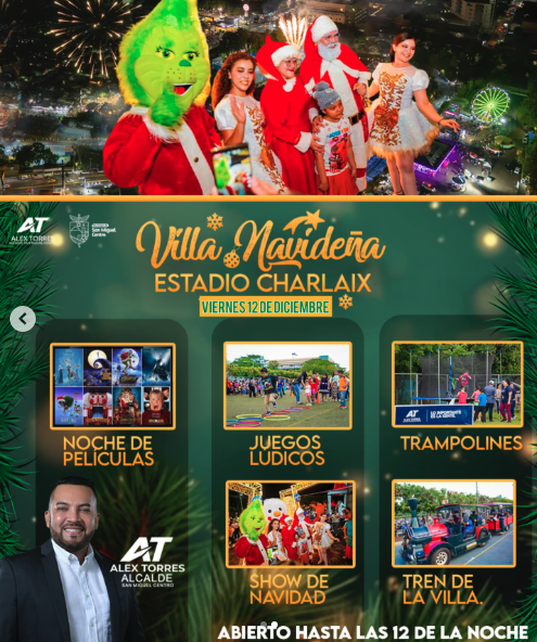 Show Navideño y Noche De Peliculas En San Miguel 