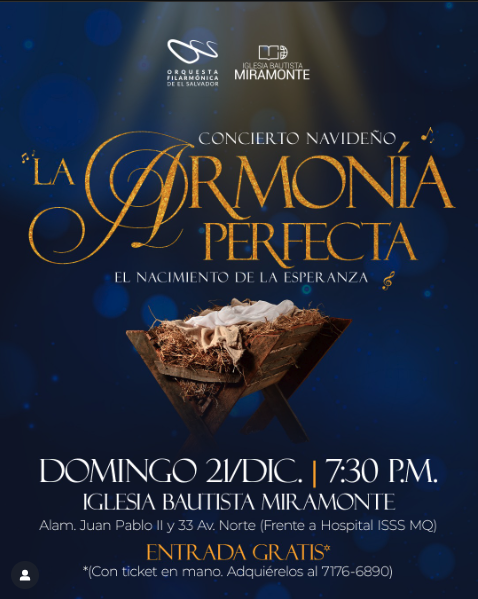 Concierto Navideño 2025 "La Armonía Perfecta: El nacimiento de la Esperanza" 🎻❤