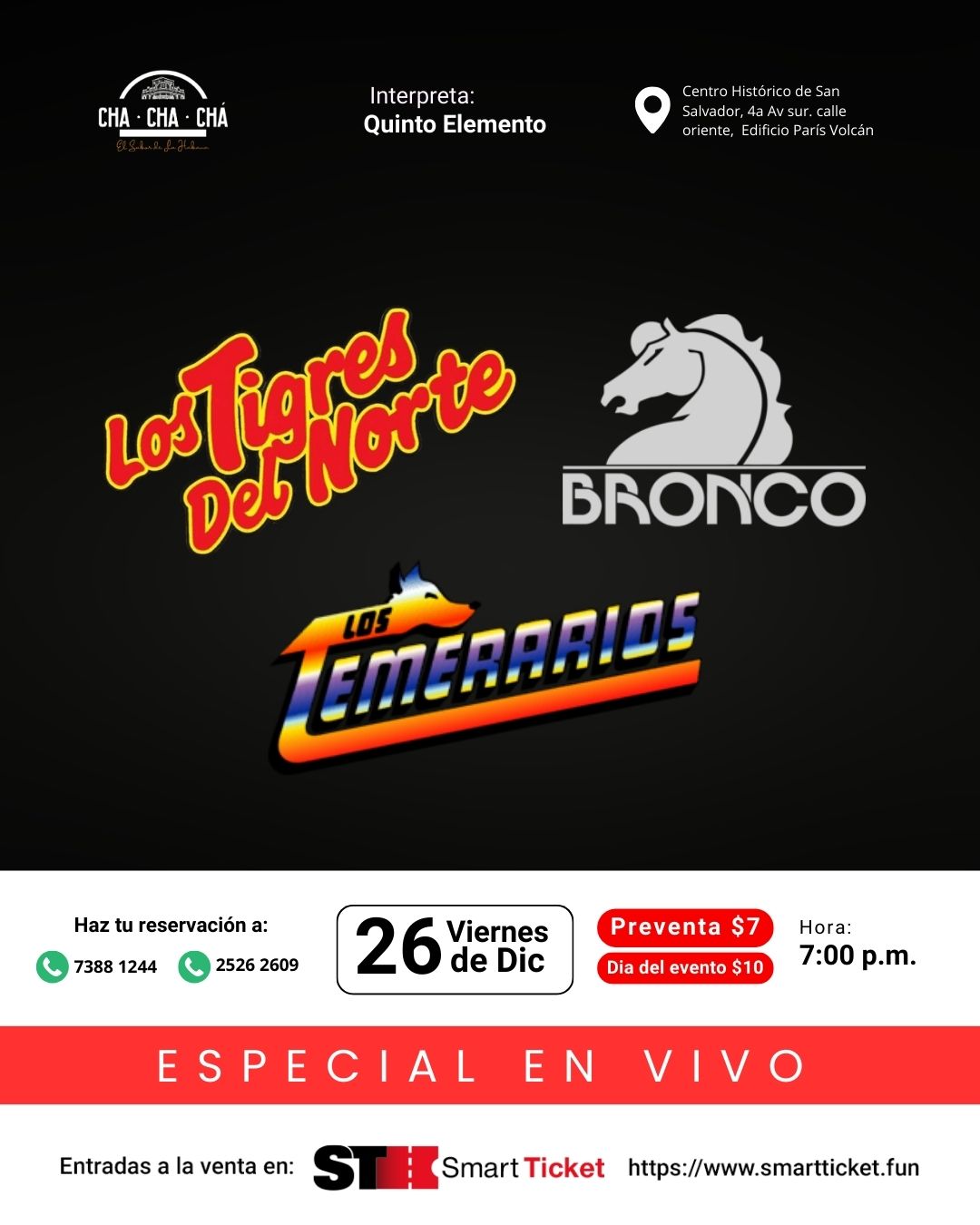 🎤 Tributo en vivo a Los Tigres Del Norte, Bronco y Los Temerarios