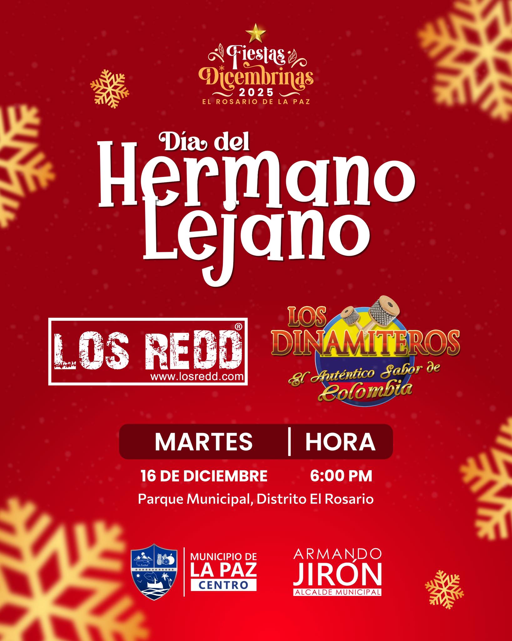 🎉 Fiestas Dicembrinas 2025 – El Rosario de La Paz 🎉