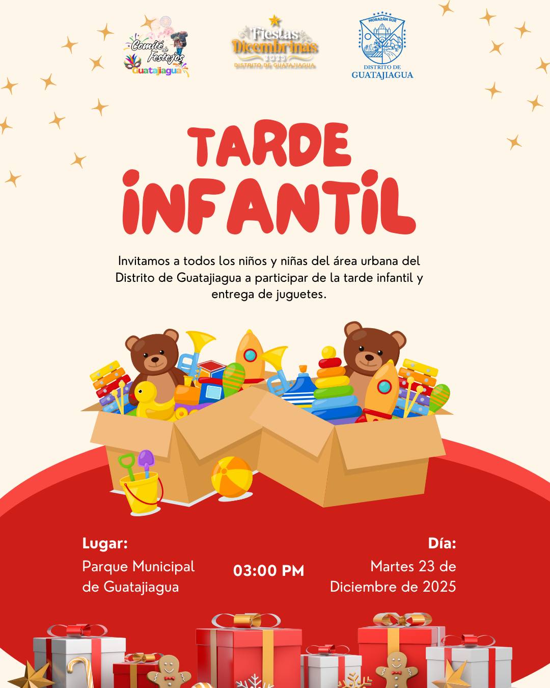 🎉 ¡Tarde Infantil en Guatajiagua! 🎁