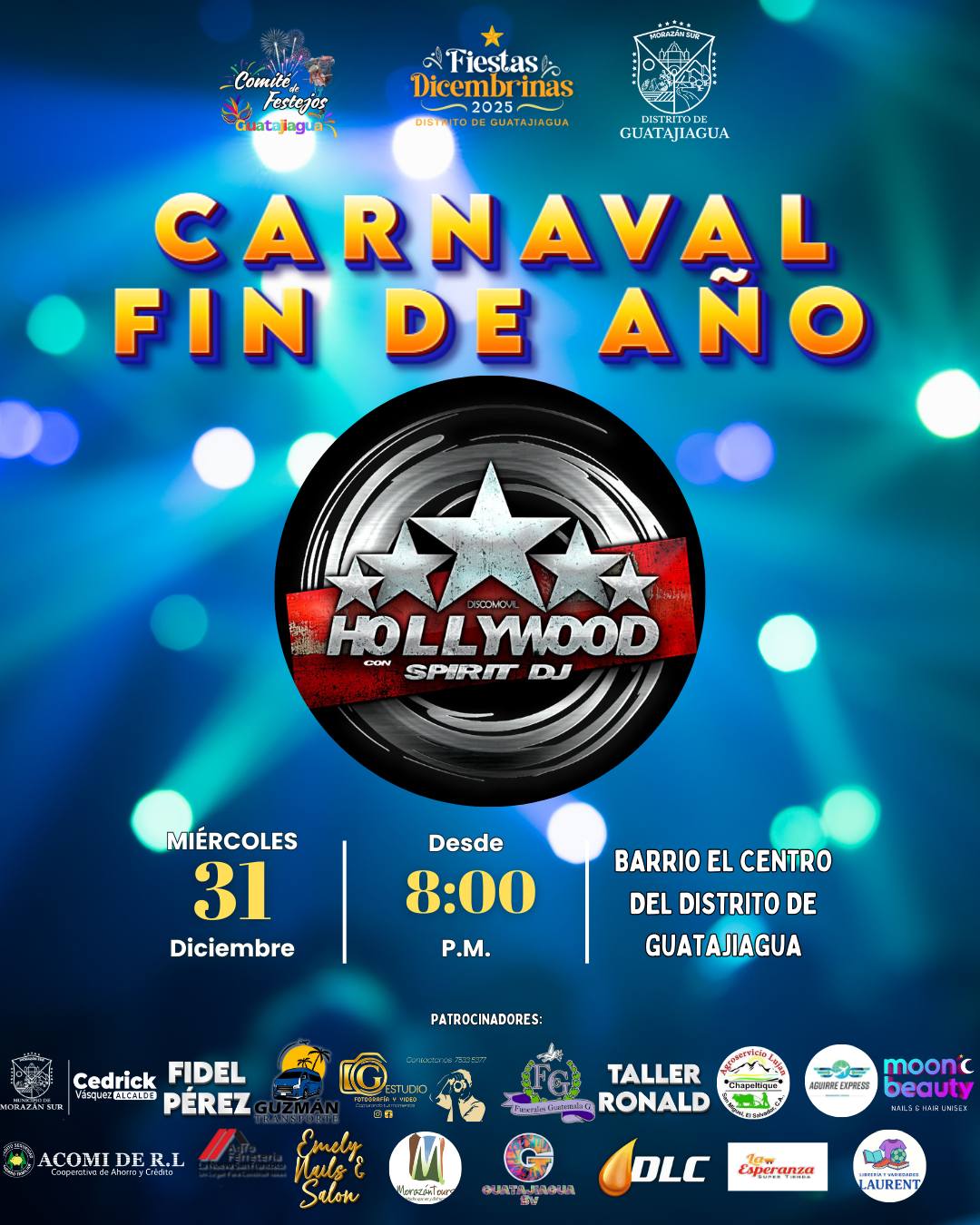 🎉 ¡CARNAVAL FIN DE AÑO EN GUATAJIAGUA! 🎉