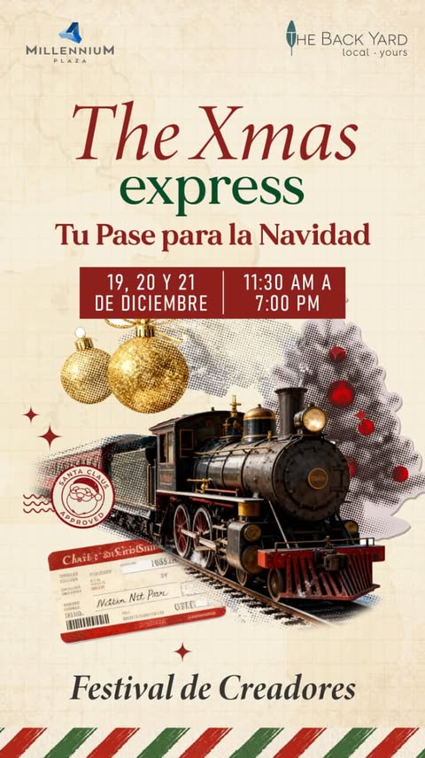 The Xmas express: Tu Pase para la Navidad