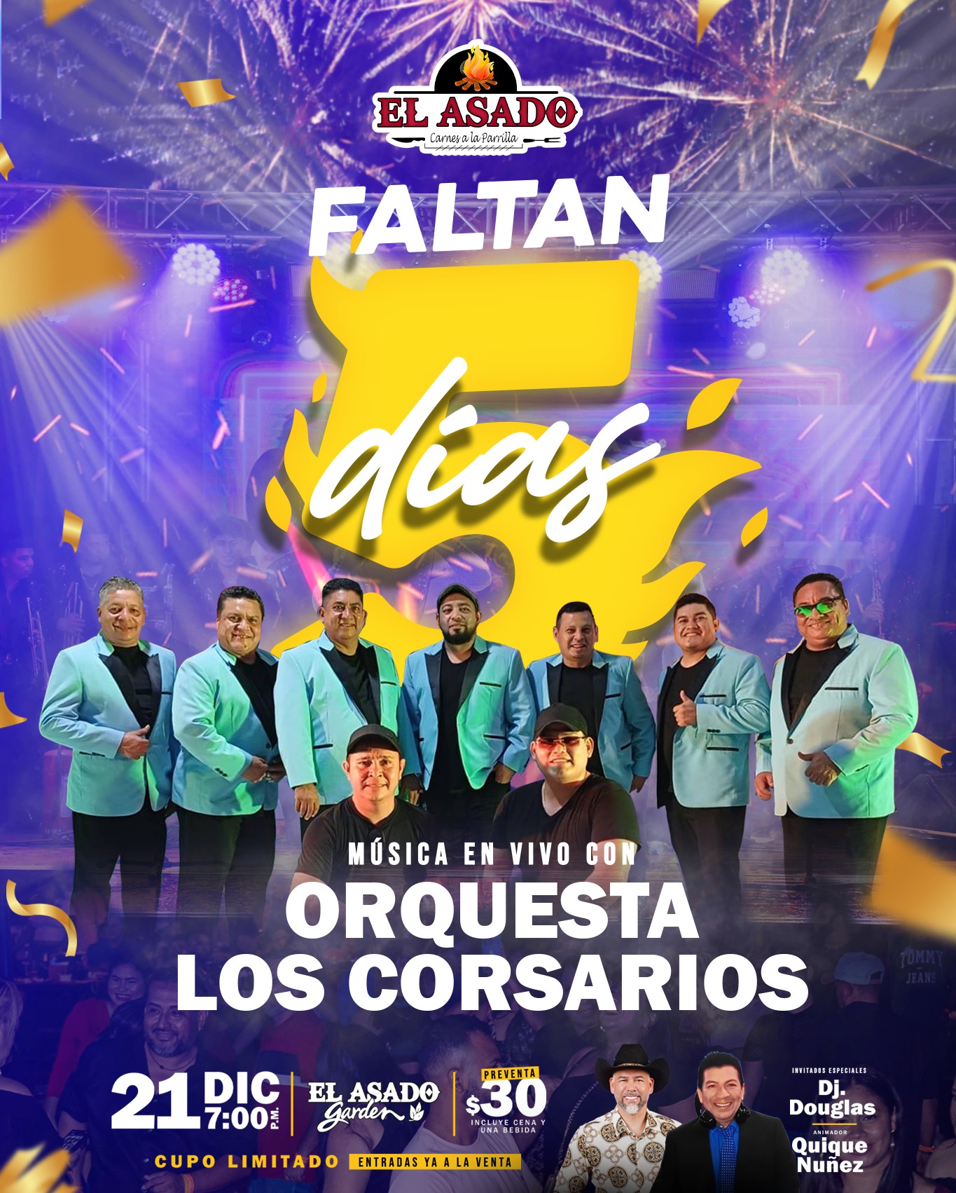 Noche inolvidable en El Asado 🎶🔥