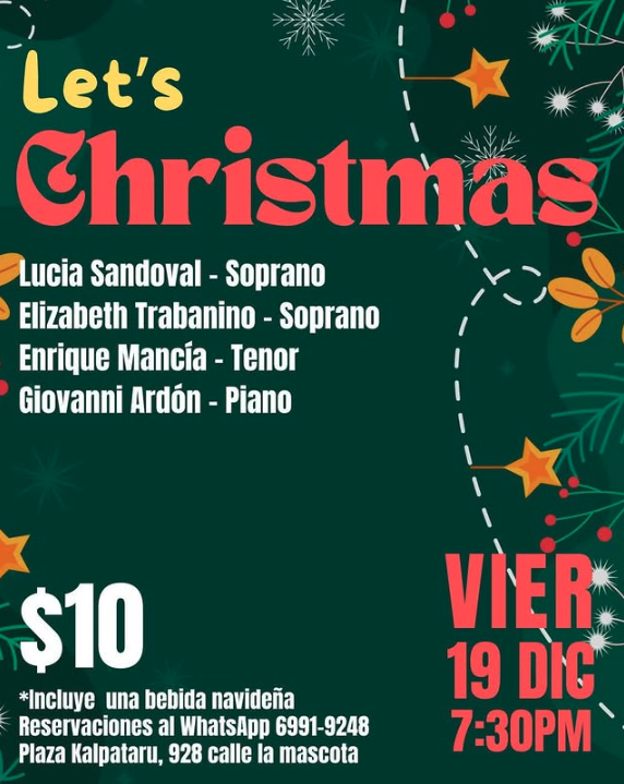 🎄✨ Let's Christmas – Noche de música navideña ✨🎄