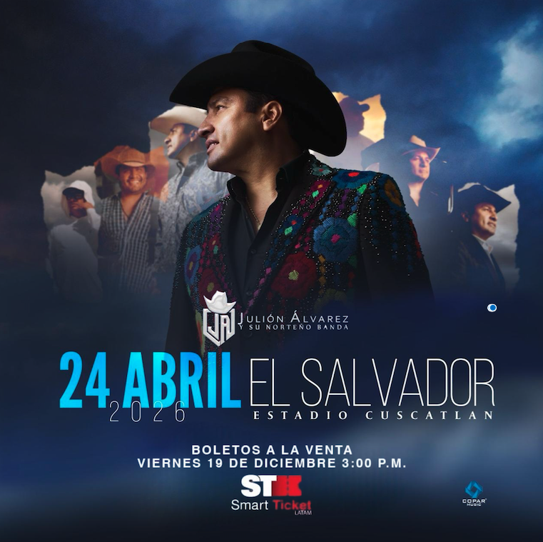 image of Concierto De Julión Álvarez En El Salvador 2026