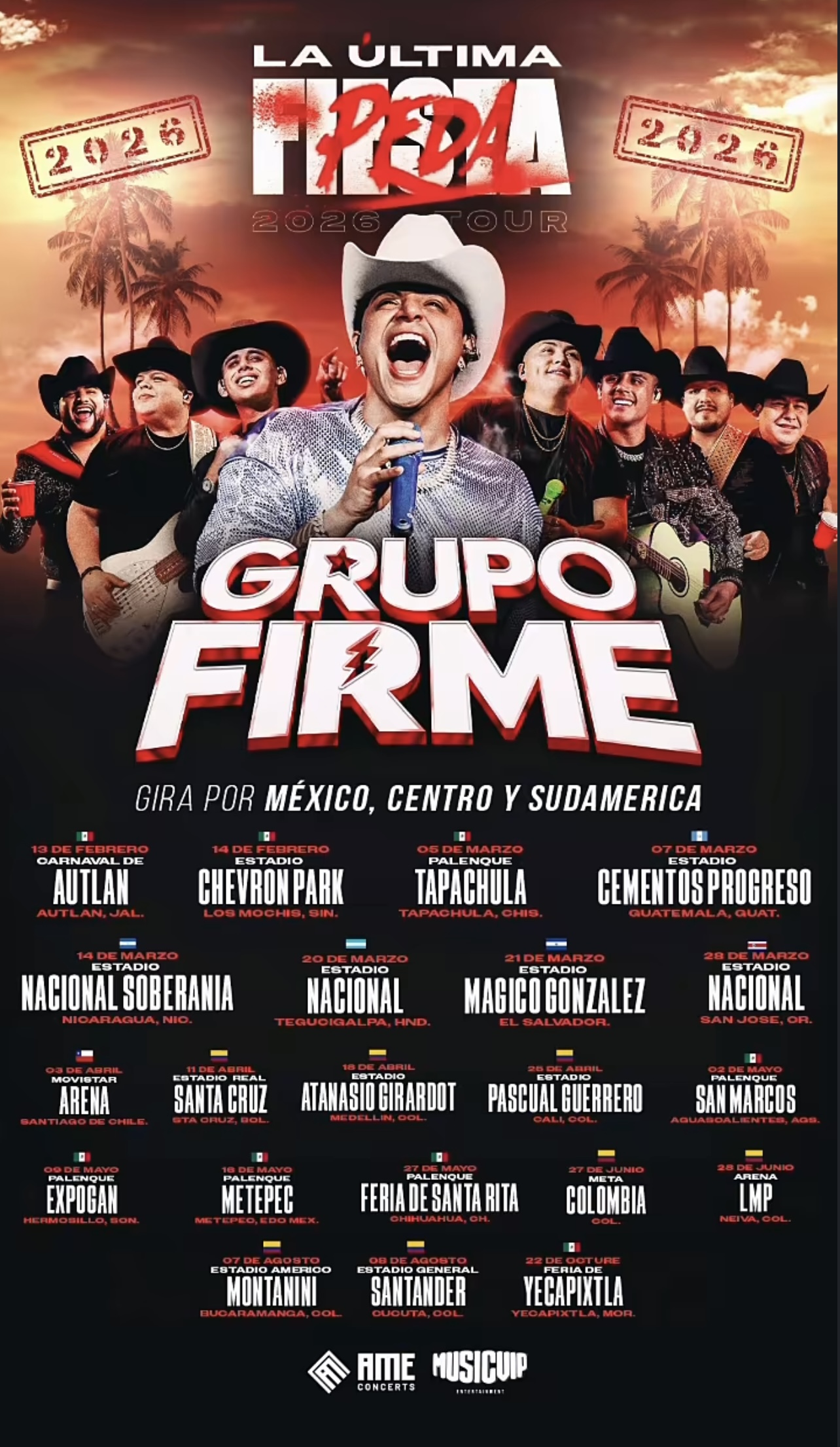 image of ¡Concierto De Grupo Firme En El Salvador 2026!🇸🇻🤠