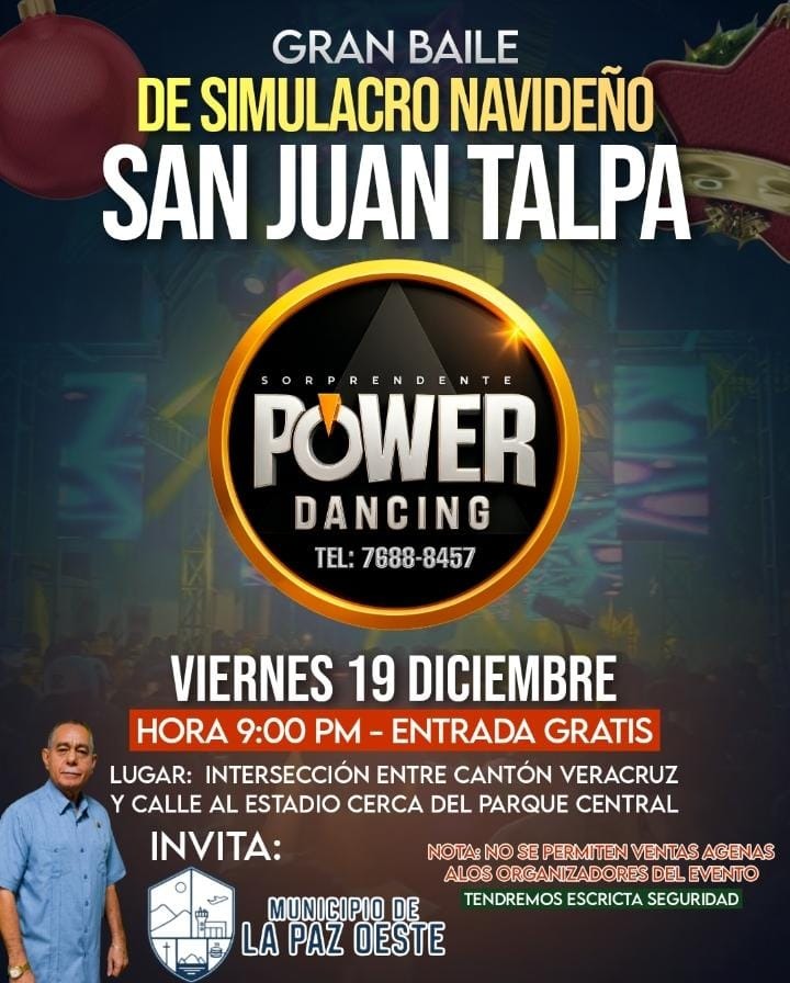 GRAN BAILE DE SIMULACRO NAVIDEÑO