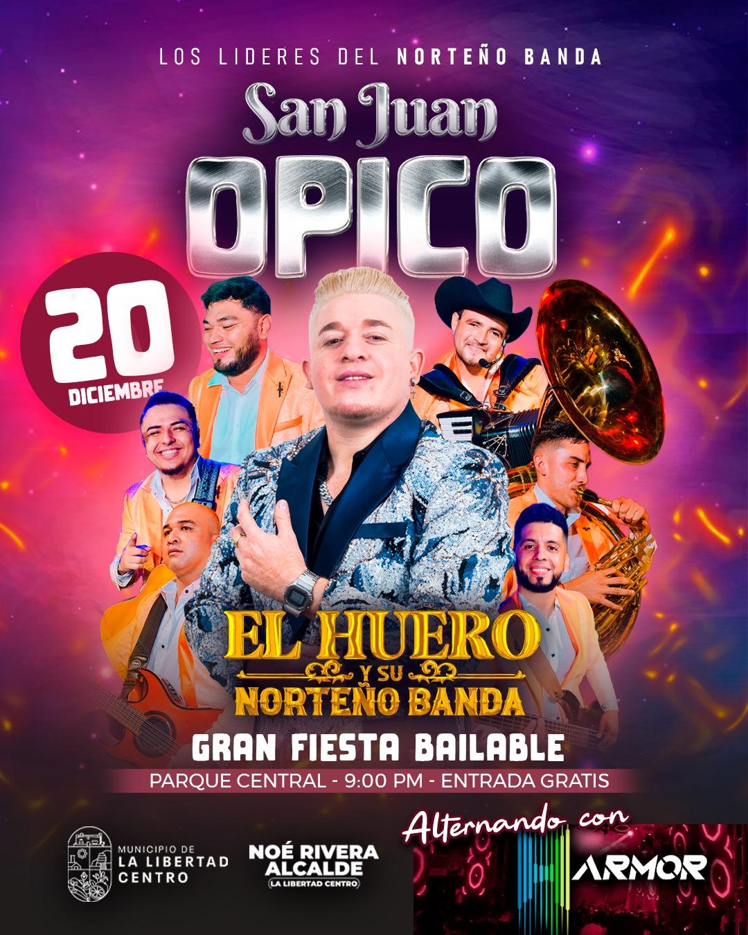 🎉 GRAN FIESTA BAILABLE EN SAN JUAN OPICO 🎶