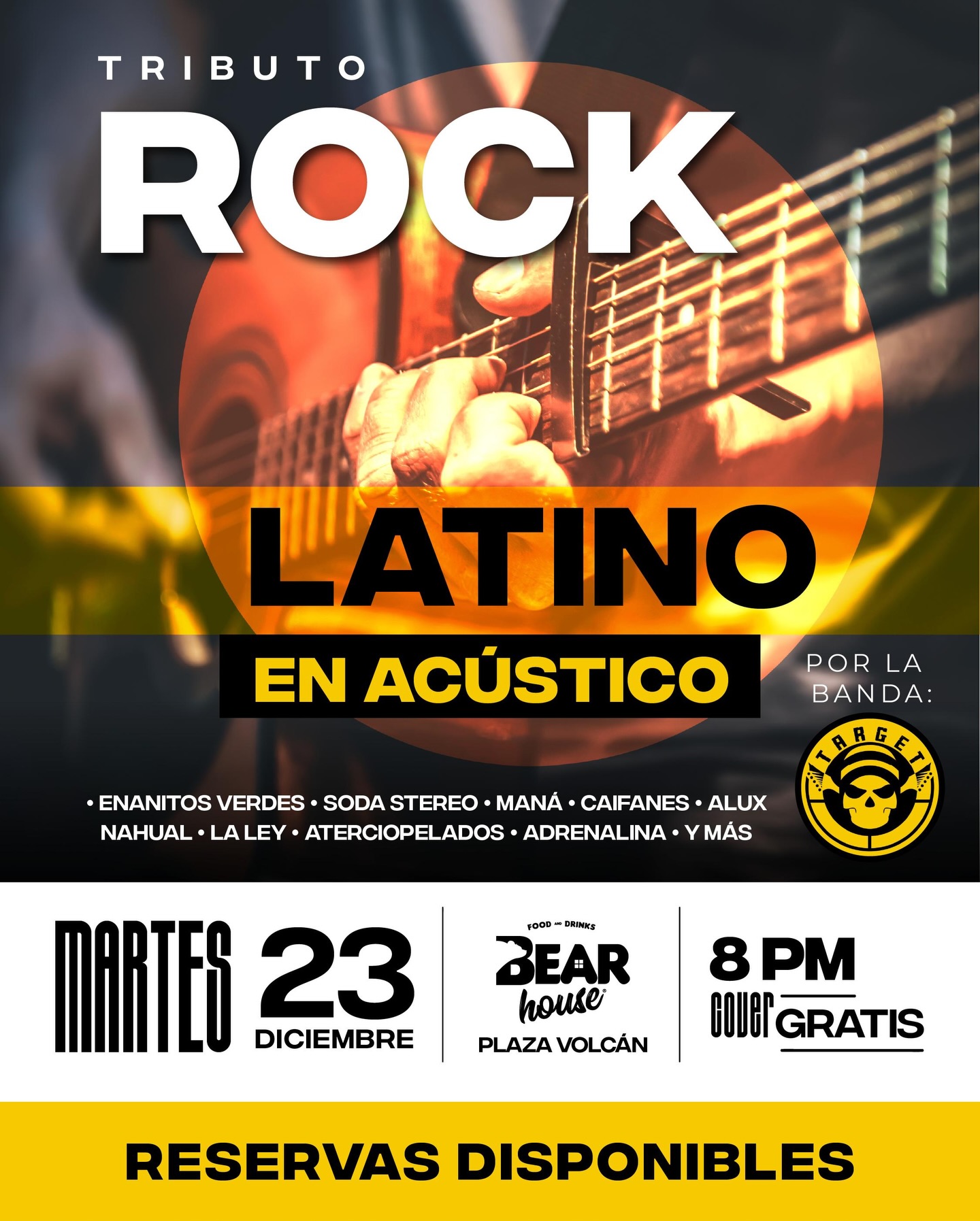 🎸 ¡Noche de Rock Latino en Acústico! 🎶