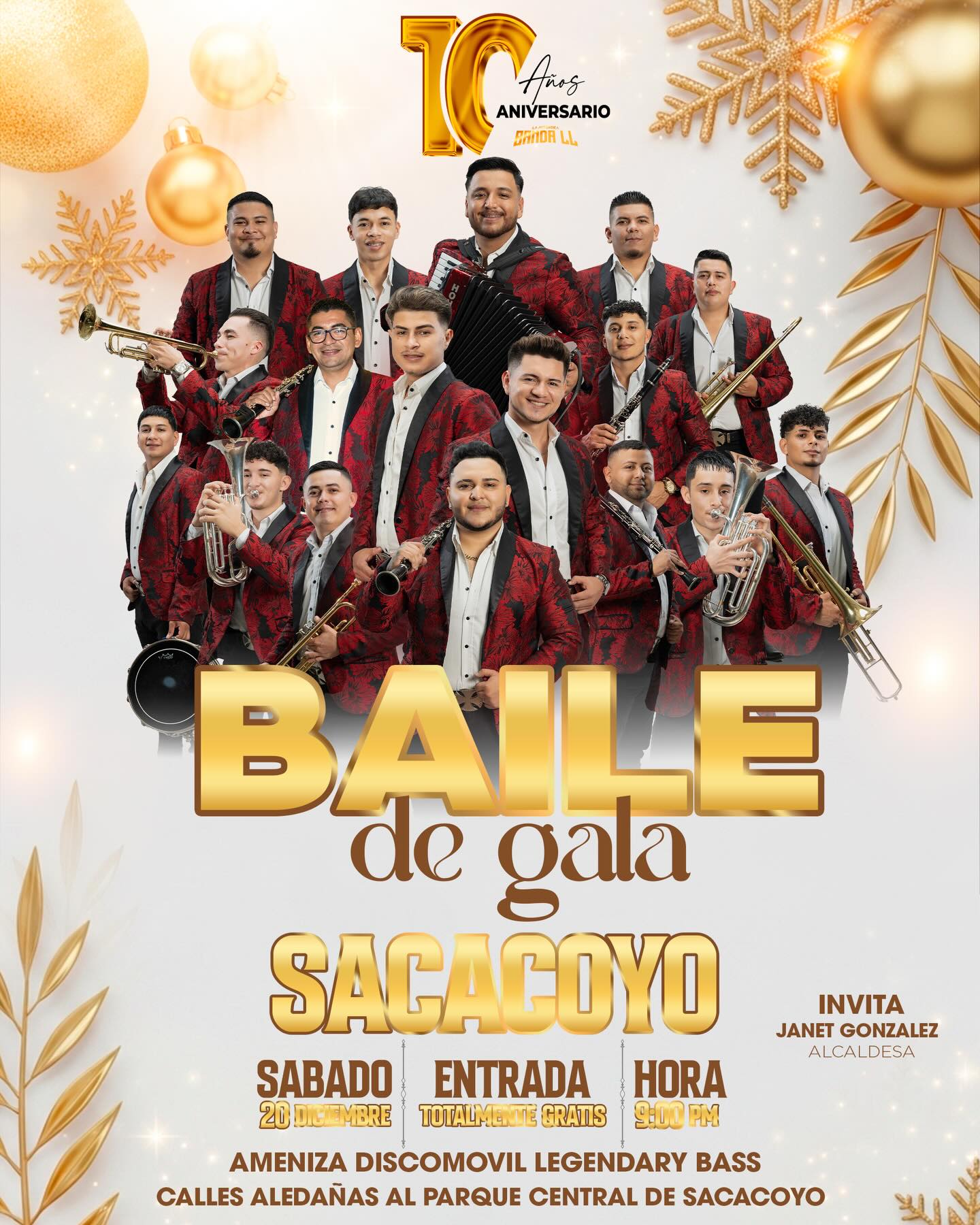 Baile de Gala en Sacacoyo  