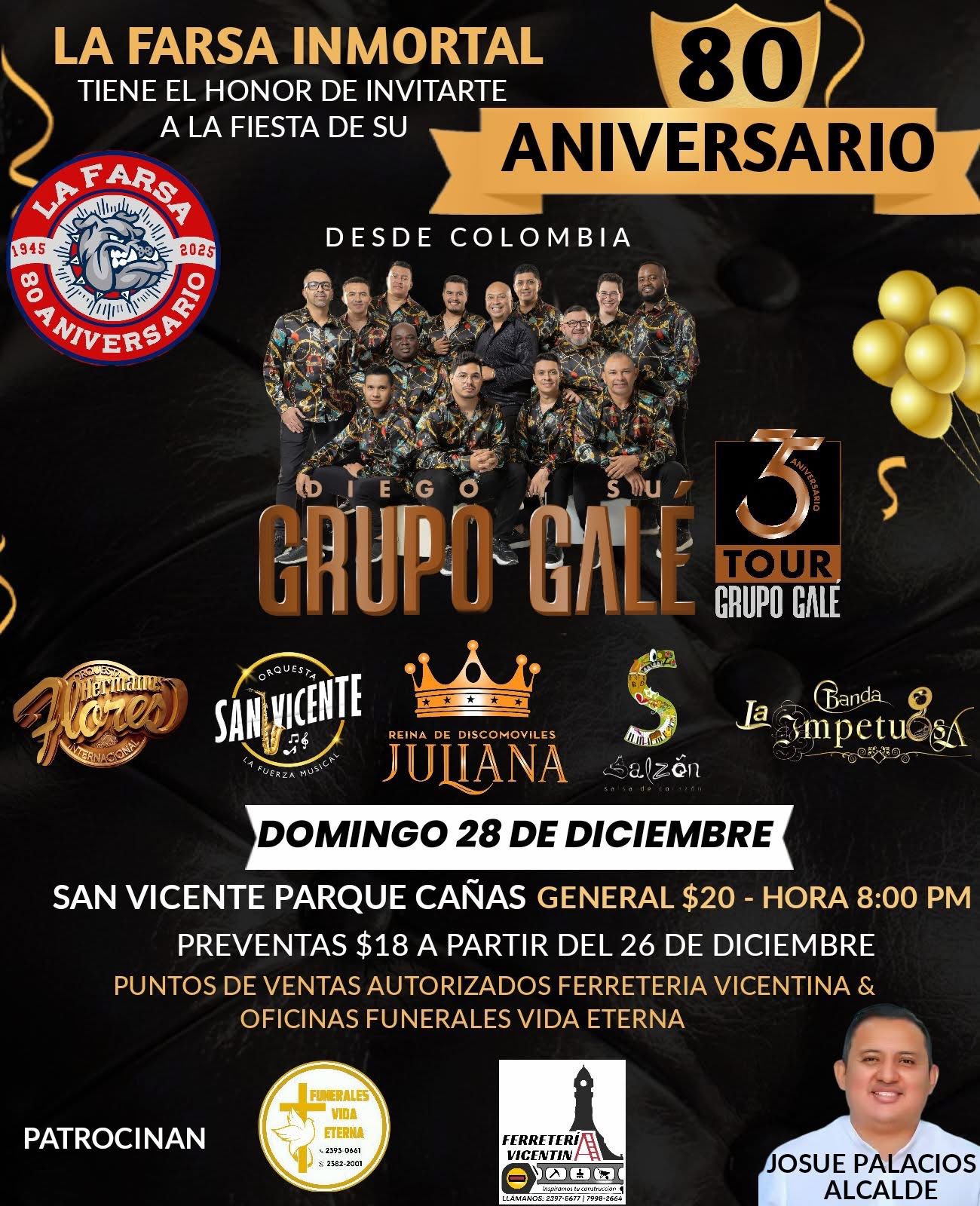 80 Aniversario con grupo Galé 
