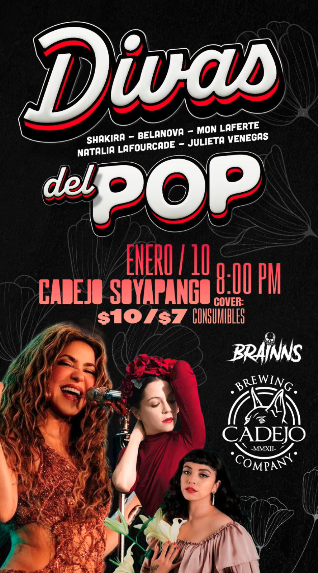 DIVAS DEL POP – Noche para cantar a todo pulmón ✨