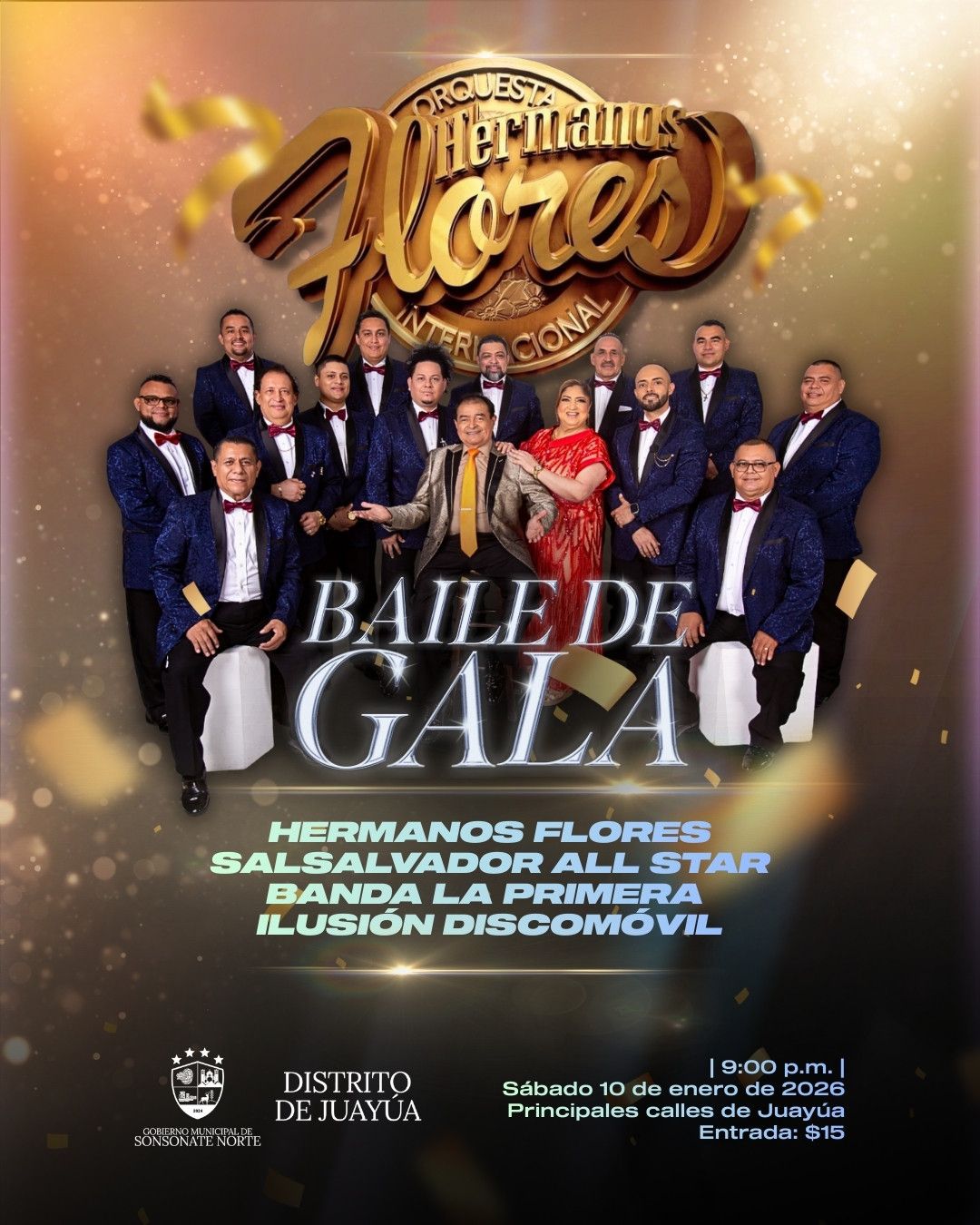 🎺 ¡Gran Baile de Gala en Juayúa! 💃