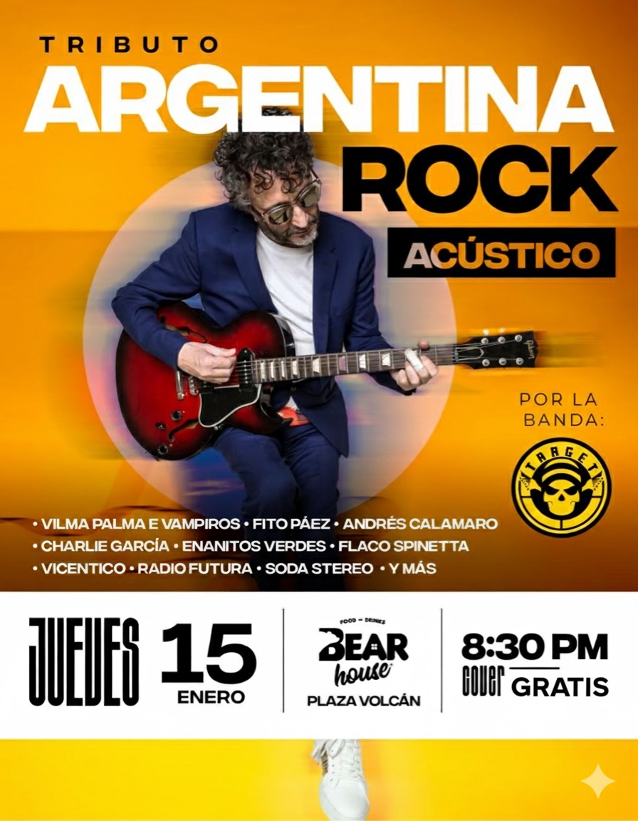 🎸 ¡Noche de Rock Argentino Acústico! 🇦🇷