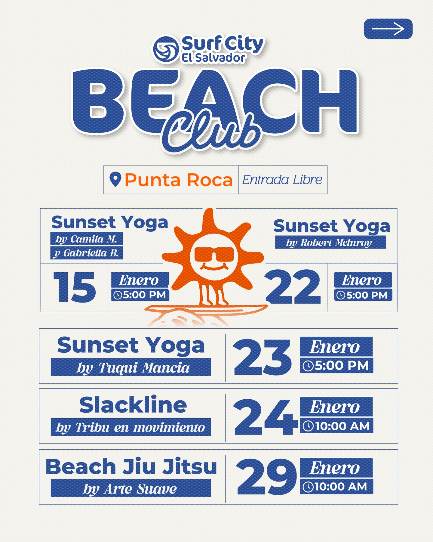 Sunset Yoga, Slackline Y Beach Jiu Jitsu