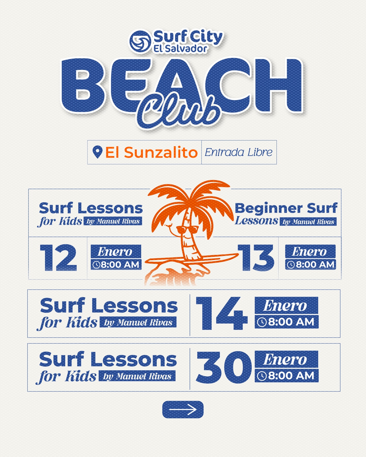 Lección De Surft Para Niños