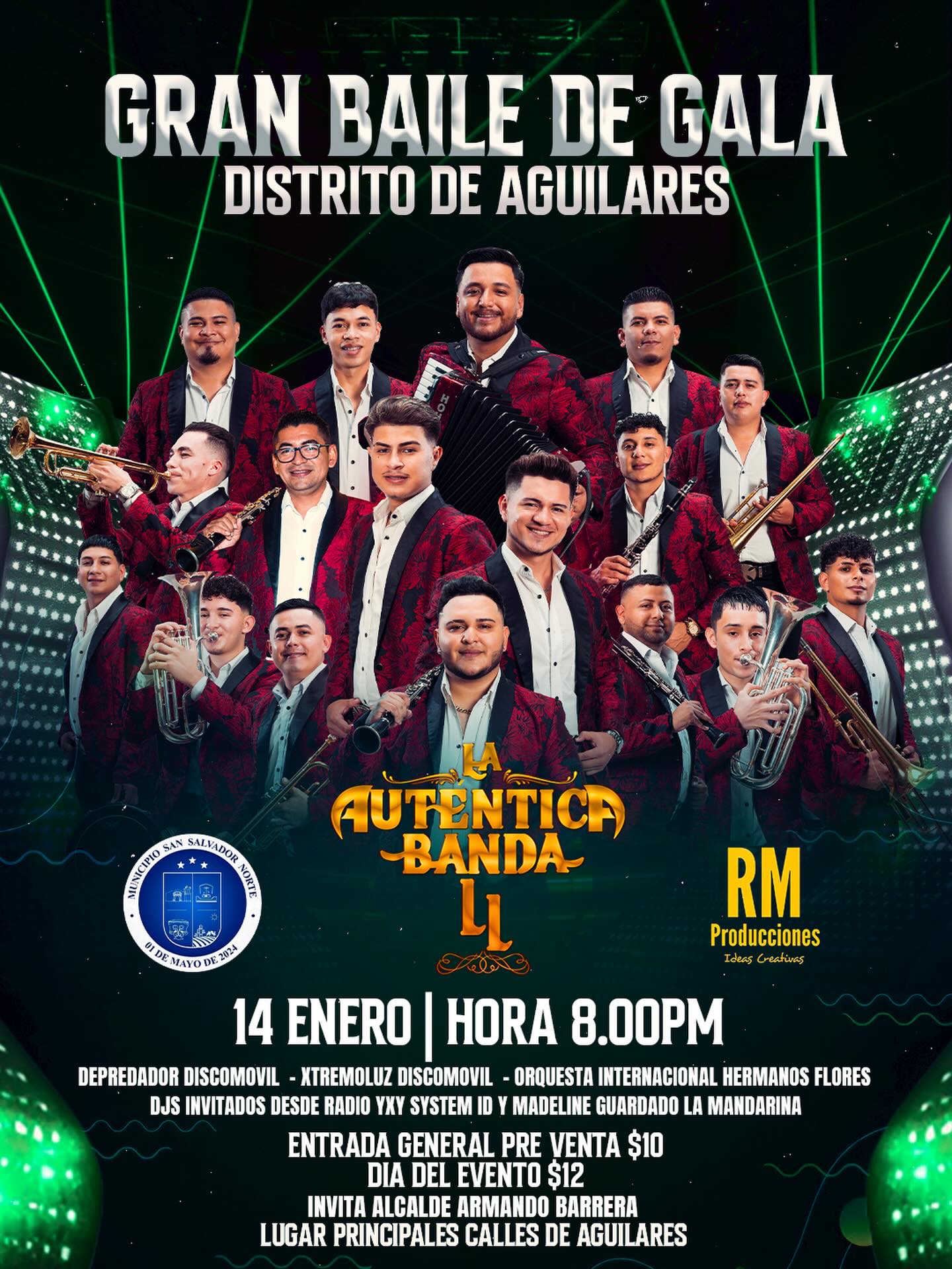 GRAN BAILE DE GALA /DISTRITO DE AGUILARES
