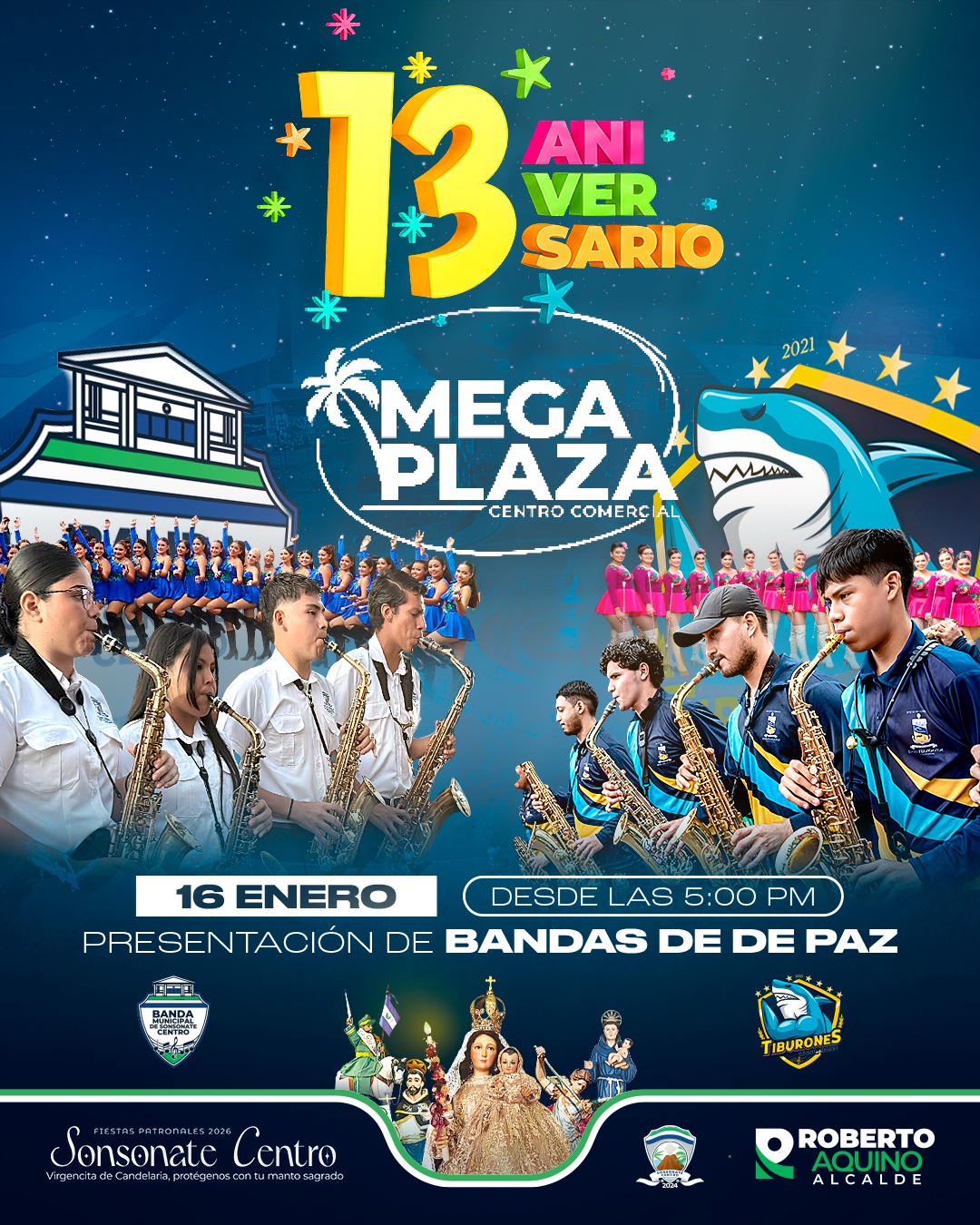 PRESENTACIÓN DE BANDAS DE DE PAZ