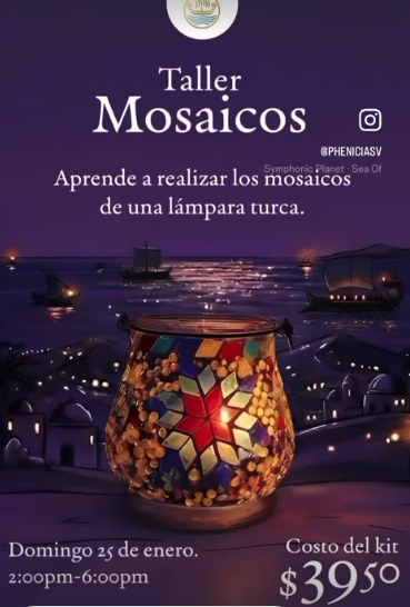 Taller de Mosaicos – Lámpara Turca 🪔✨