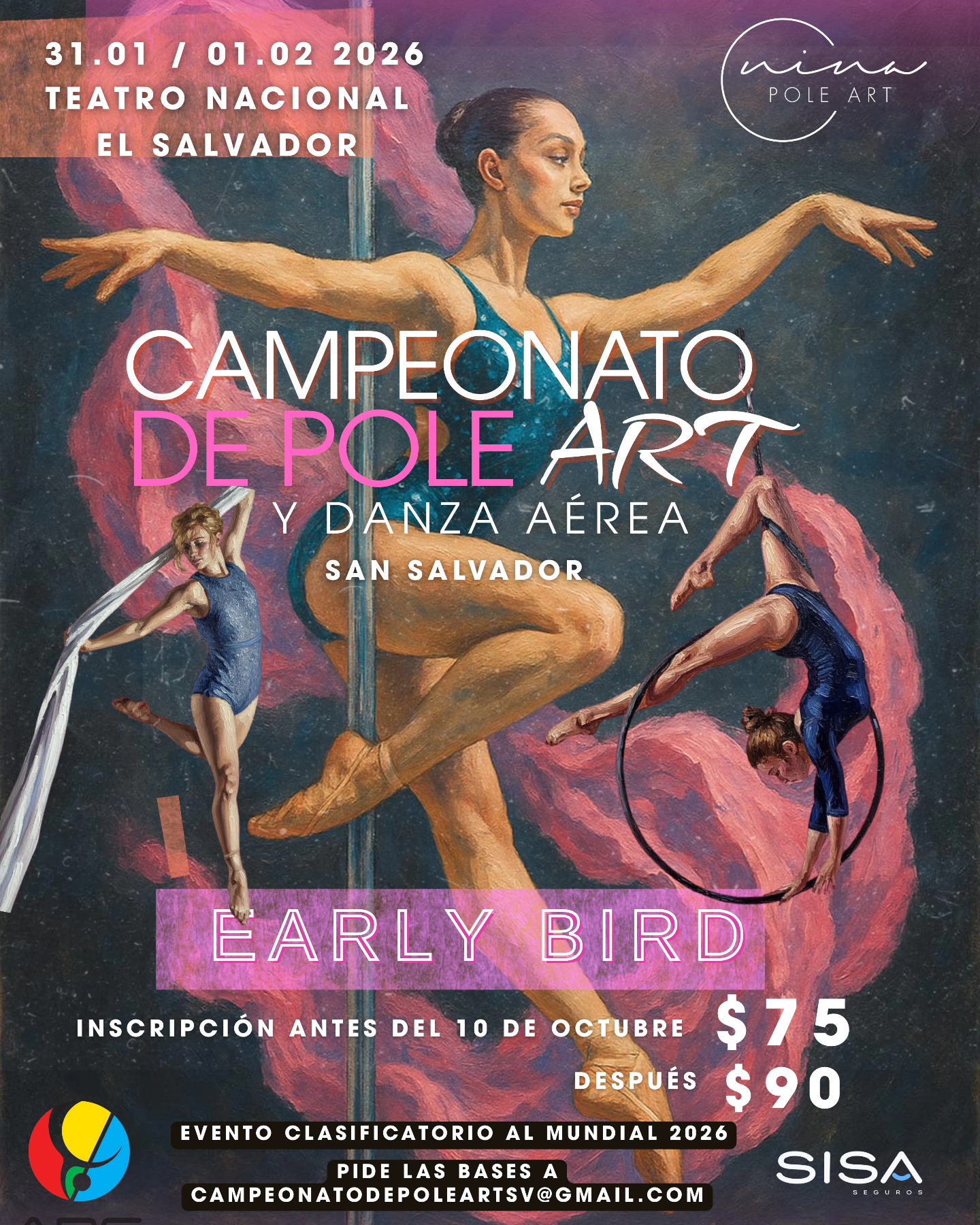 🎪 CAMPEONATO DE POLE ART Y DANZA AÉREA 