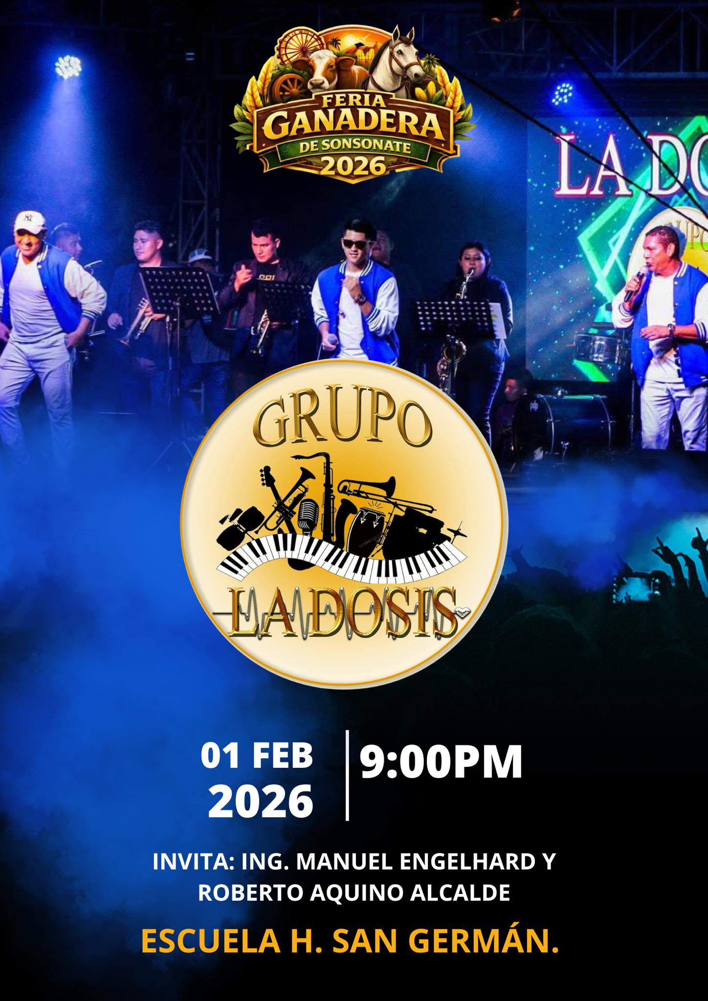 Noche Tropical Con Grupo La Dosis