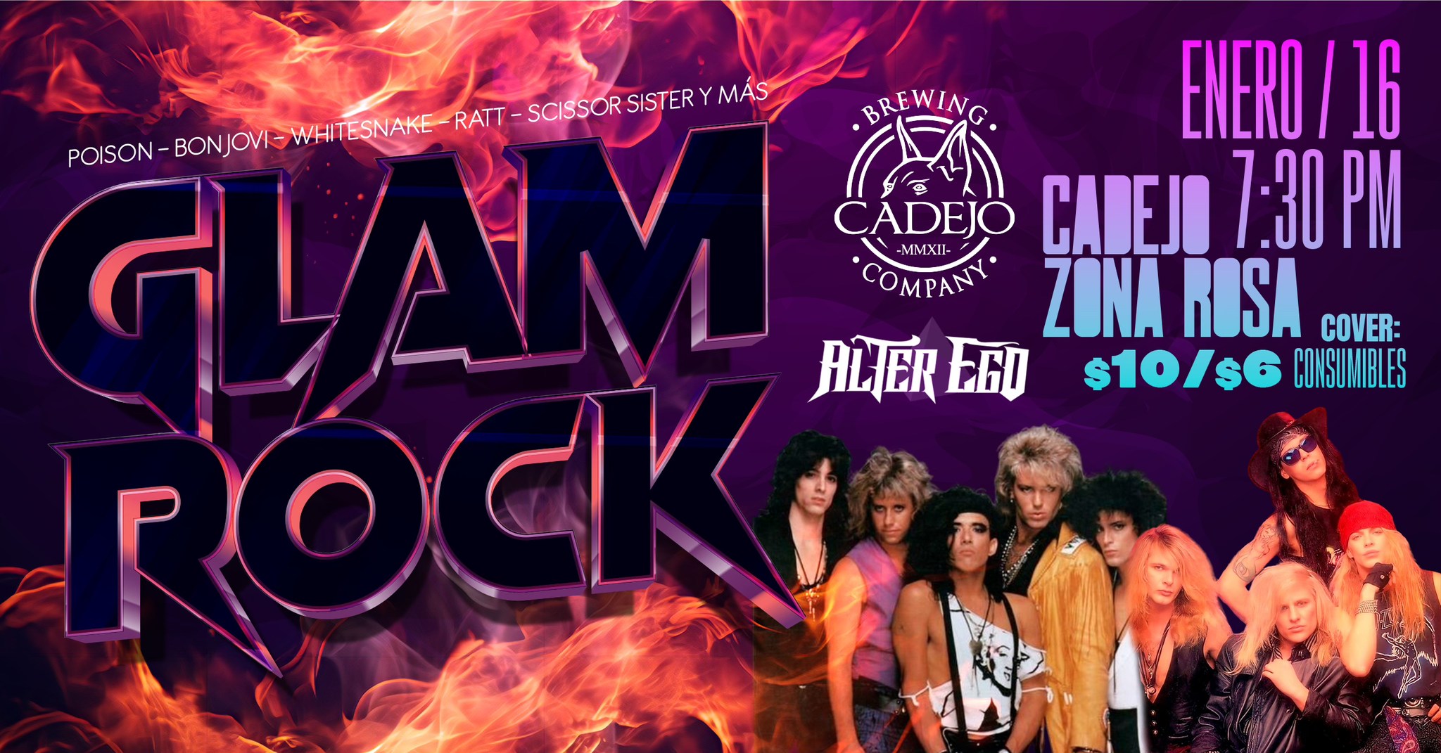 Especial Glam Rock  🎸