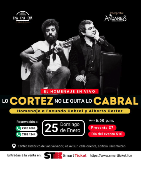 Homenaje a Facundo Cabral y Alberto Cortez