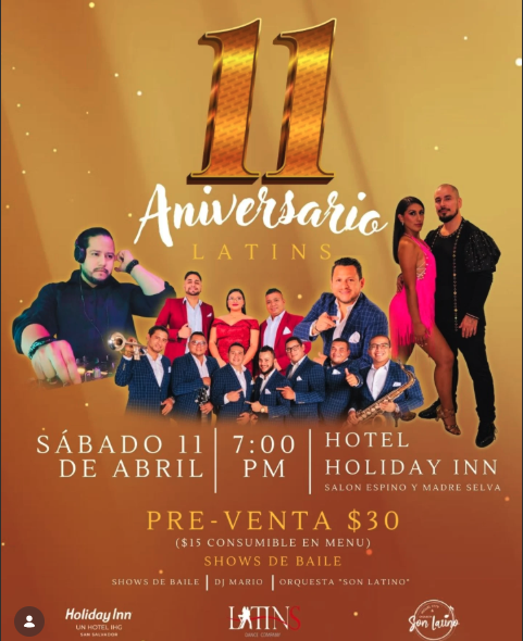 ¡LATINS celebración 11º Aniversario! 🥳💥