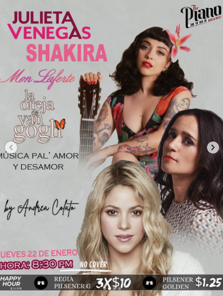 Especial Julieta Venegas, Shakira Y Mon Laferte
