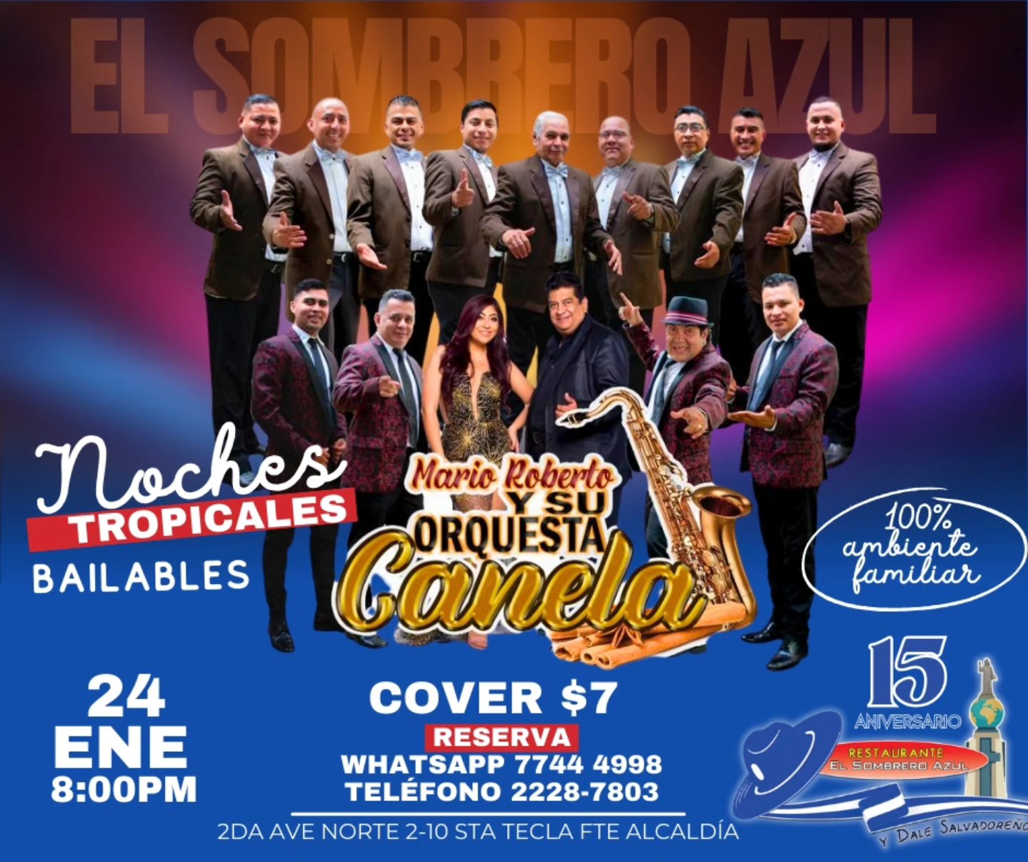 Noches Tropicales Con La Orquesta Canela