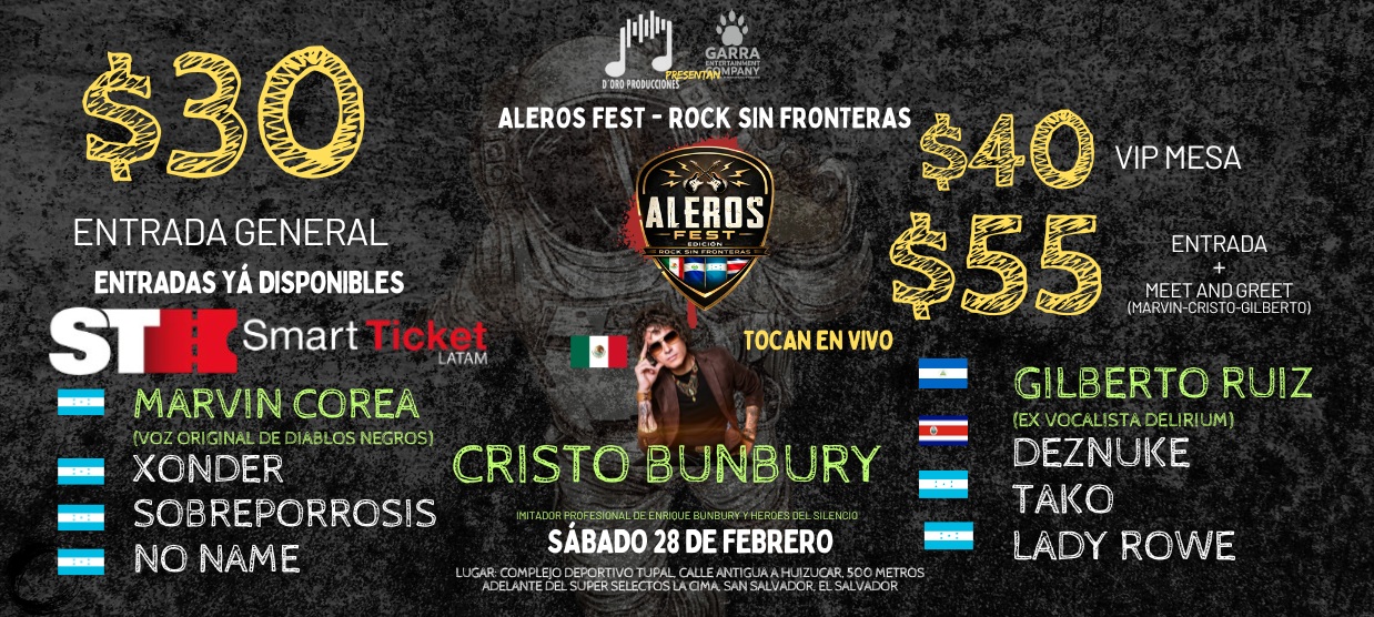  Aleros Fest – Rock sin Fronteras🇸🇻🔥