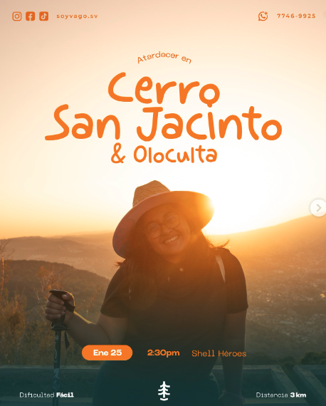 Atardecer En EL Cerro San Jacinto & Olocuilta