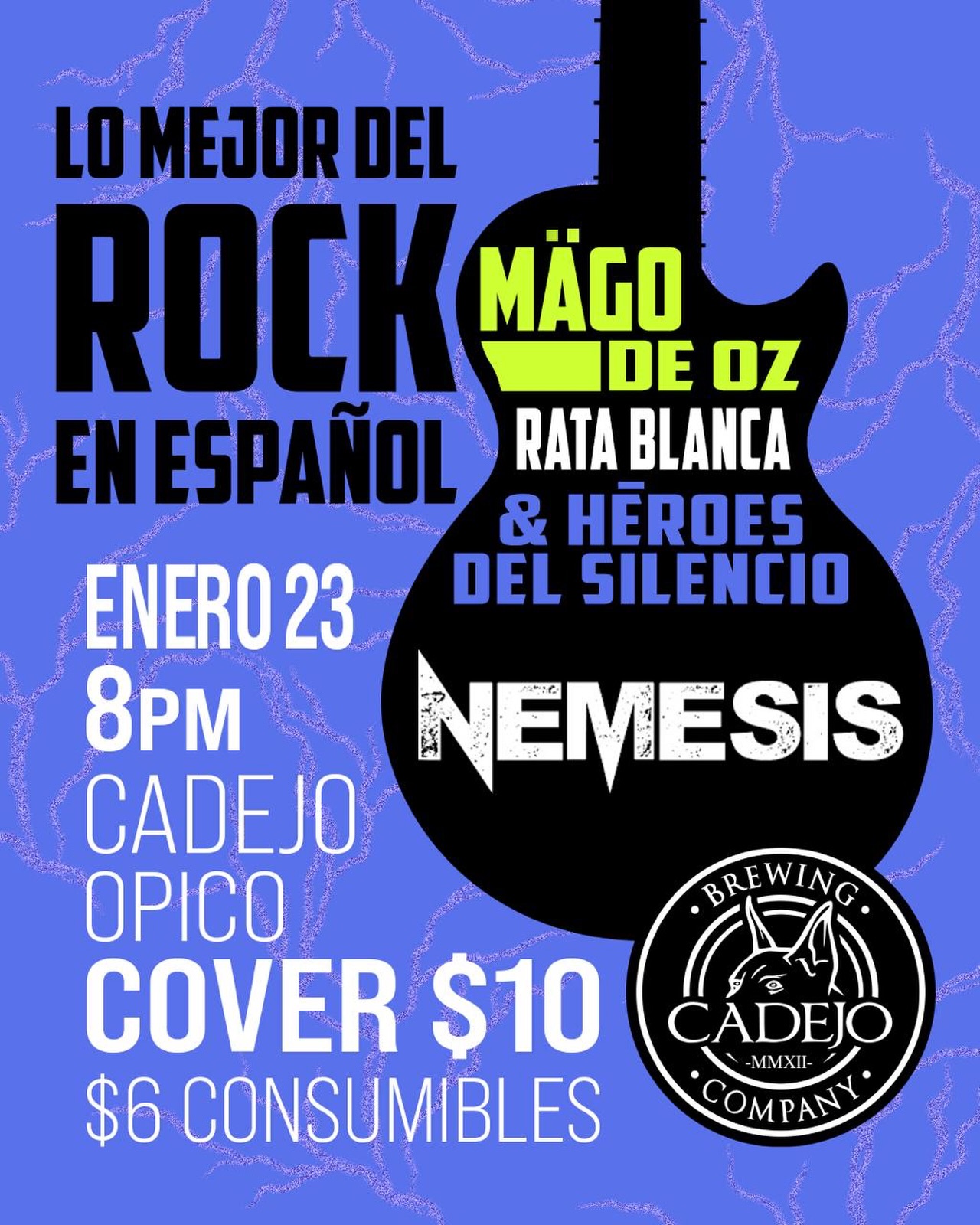 Noche épica de Rock en Español 🎸