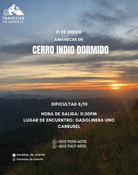 Viaje Al Cerrto Indio Dormido Para Ver El Amanecer