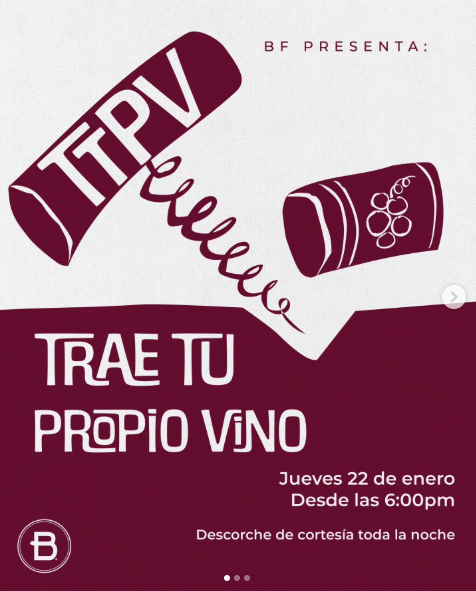 TRAE TU PROPiO VINO