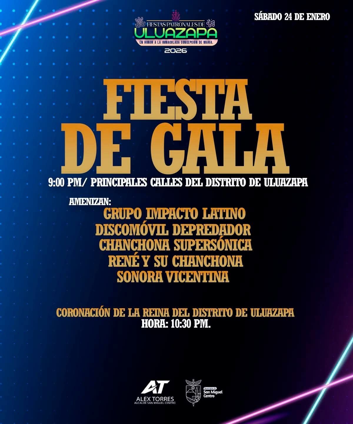 Fiestas Patronales de Uluazapa 2026  