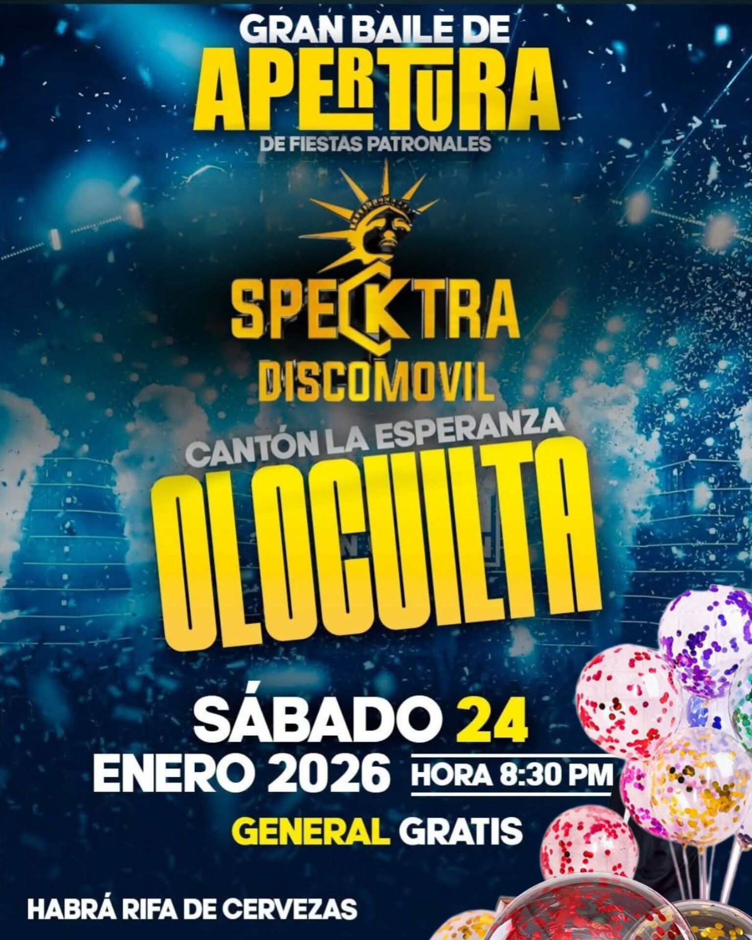 GRAN BAILE DE APERTURA DE FIESTAS PATRONALES