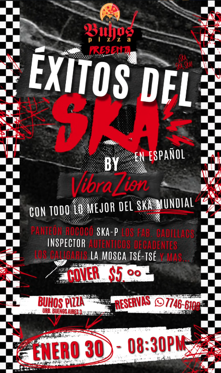 🎺 ¡Noche de Exitos de SKA! 🎺