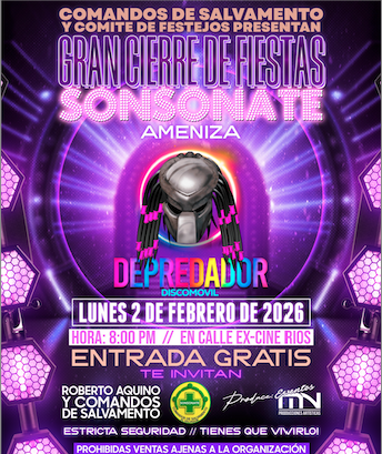 🎉 GRAN CIERRE DE FIESTAS SONSONATE 2026 🎉