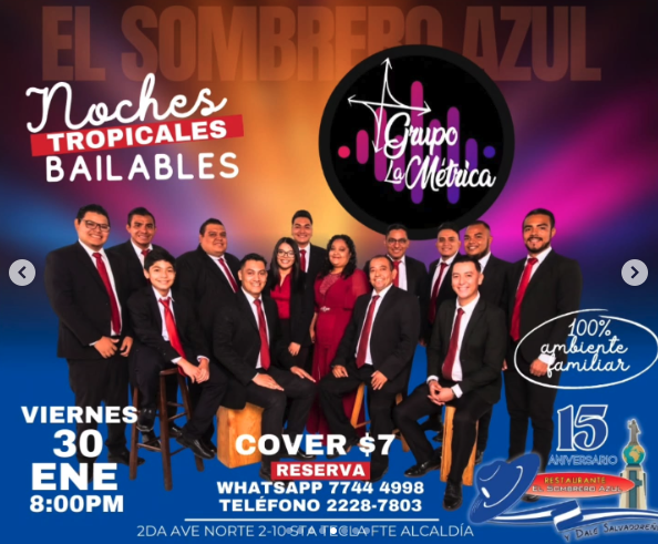 Noches Tropicales Con Grupo La Métrica