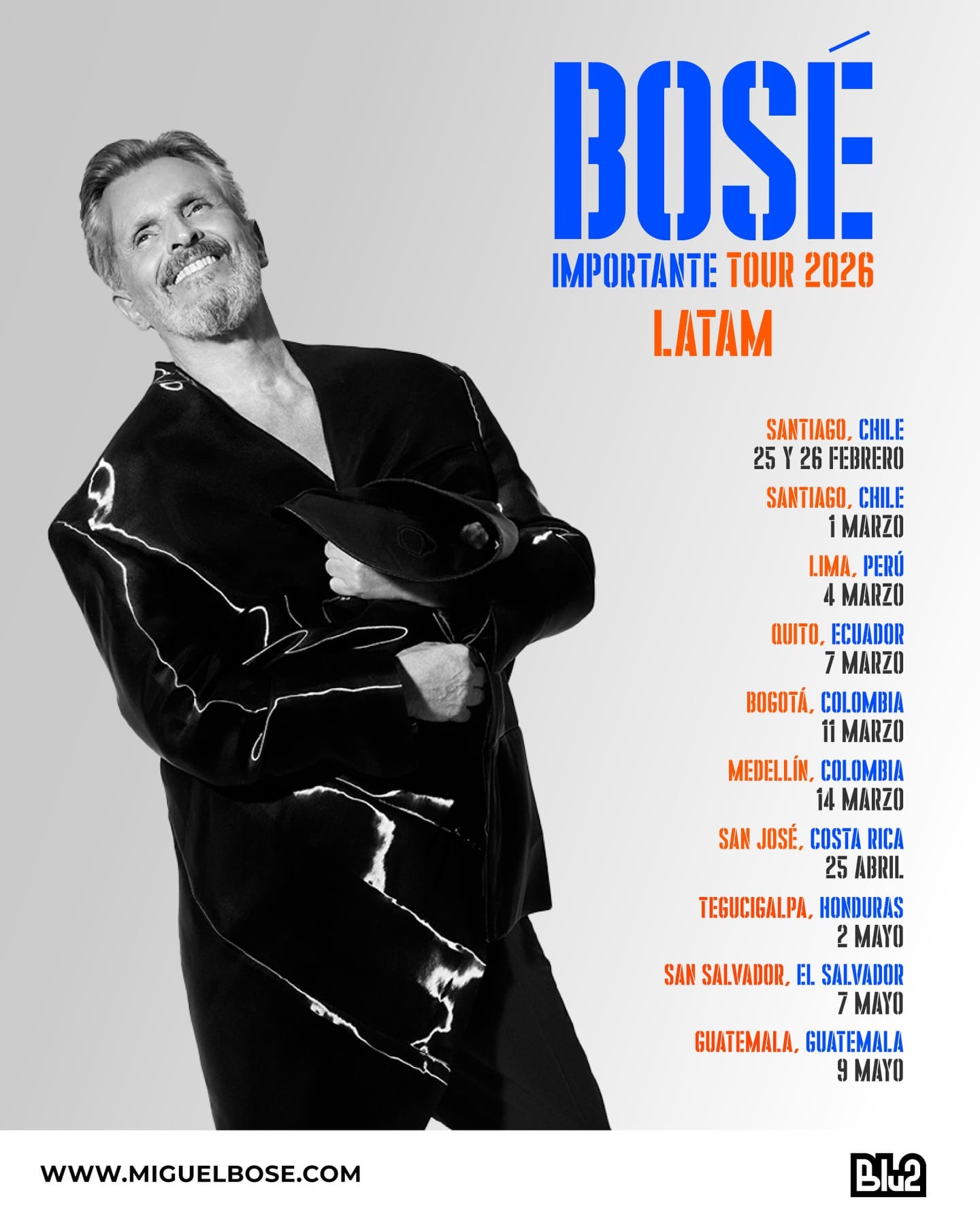 ¡Concierto De Miguel Bosé En El Salvador 2026!🇸🇻🎙️